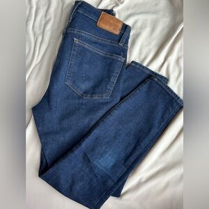 J. Crew Petite 9" High-Rise Toothpick Jeans in Dark Wash